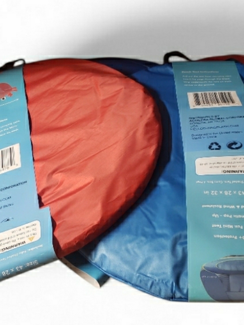 adidas Red Portable Baby Crab Pop-Up Pool Tent